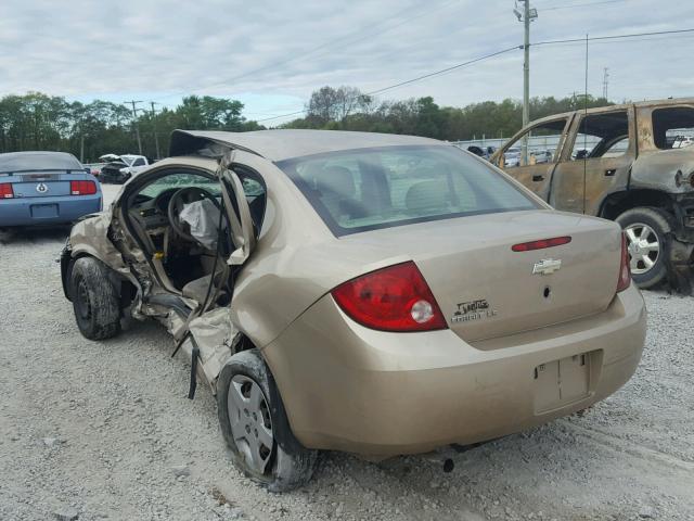 1G1AK55FX67805943 - 2006 CHEVROLET COBALT LS GOLD photo 3