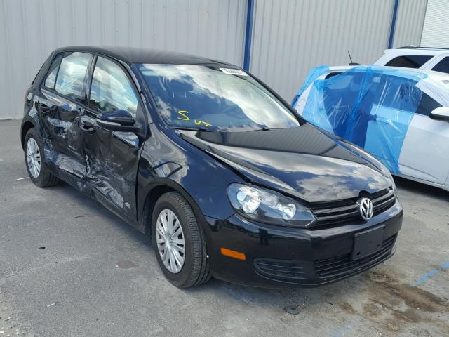 WVWDB7AJ4EW011812 - 2014 VOLKSWAGEN GOLF BLACK photo 1