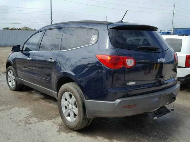 1GNLRFED6AJ232588 - 2010 CHEVROLET TRAVERSE TWO TONE photo 3