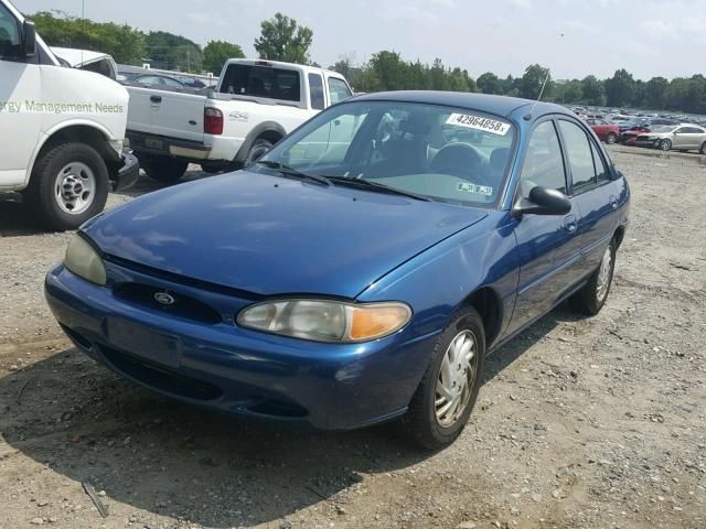 1FAFP13P0XW281959 - 1999 FORD ESCORT SE BLUE photo 2