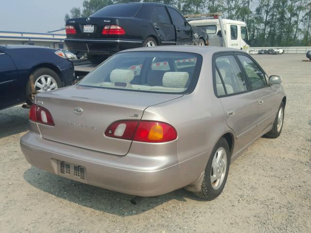 2T1BR12E8YC342181 - 2000 TOYOTA COROLLA VE TAN photo 4