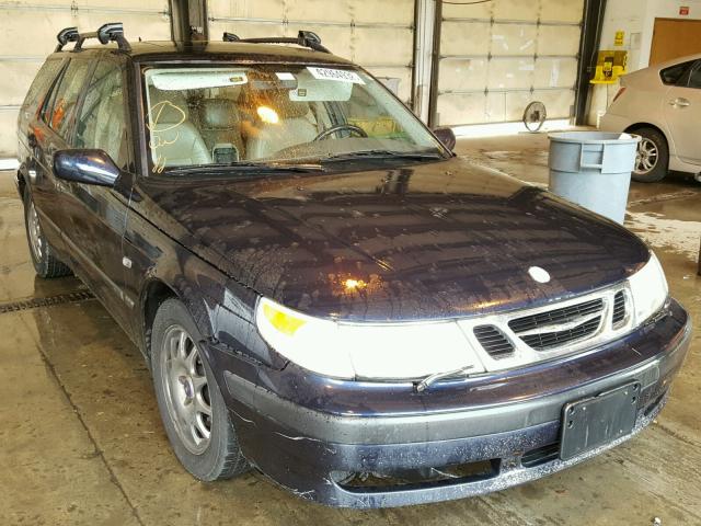 YS3ED58E313037429 - 2001 SAAB 9-5 BLUE photo 1