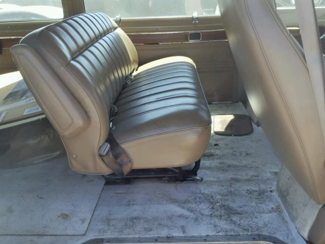 2B5WB35Y1LK752614 - 1990 DODGE RAM WAGON CREAM photo 6