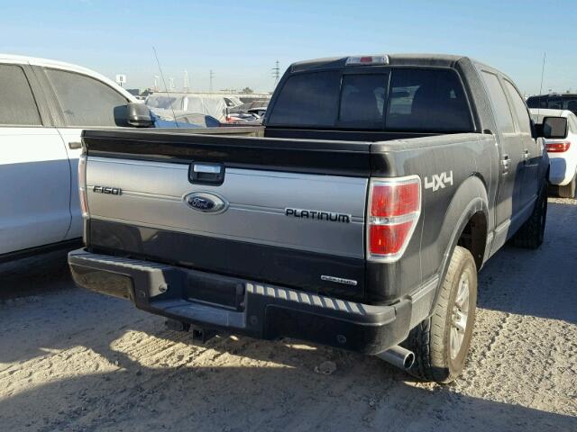 1FTFW1EF6EFA11908 - 2014 FORD F150 SUPER BLACK photo 4