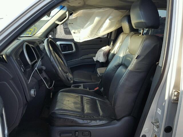 2HJYK16516H505891 - 2006 HONDA RIDGELINE SILVER photo 5