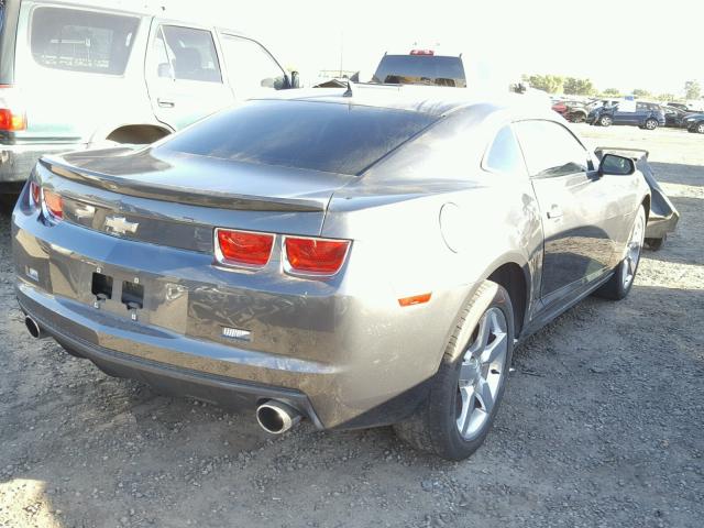 2G1FB1EV1A9165747 - 2010 CHEVROLET CAMARO LT CHARCOAL photo 4