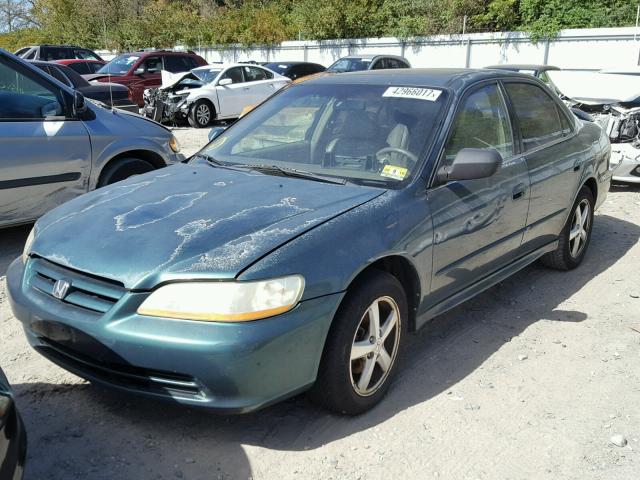 1HGCG16562A084437 - 2002 HONDA ACCORD EX GREEN photo 2