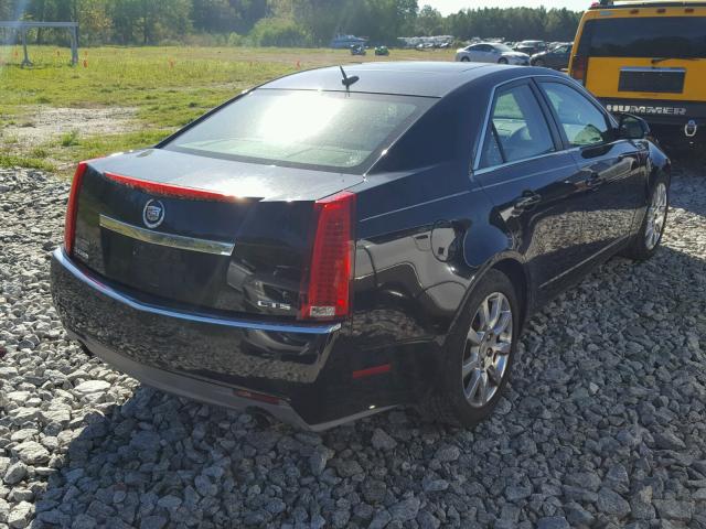 1G6DP57V980123919 - 2008 CADILLAC CTS BLACK photo 4