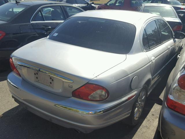 SAJEA51D32XC38361 - 2002 JAGUAR X-TYPE 2.5 SILVER photo 4