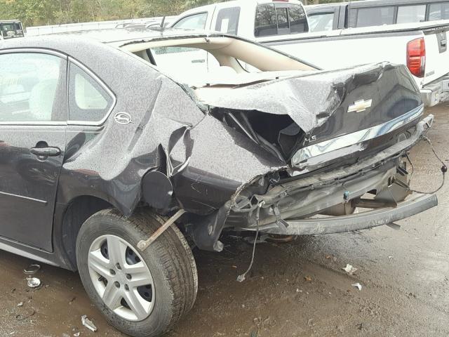 2G1WB57N491147662 - 2009 CHEVROLET IMPALA LS BROWN photo 9