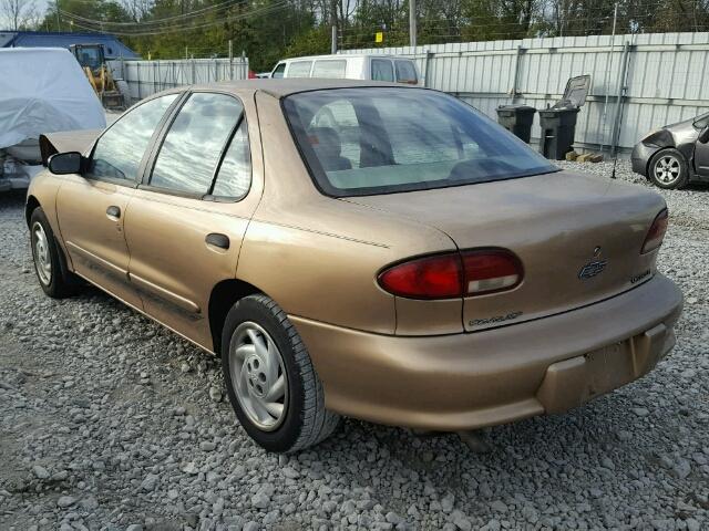 1G1JC5246W7159283 - 1998 CHEVROLET CAVALIER GOLD photo 3