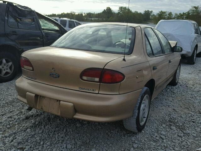 1G1JC5246W7159283 - 1998 CHEVROLET CAVALIER GOLD photo 4