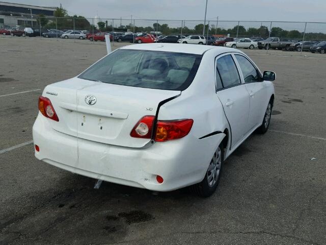 JTDBL40E799056545 - 2009 TOYOTA COROLLA WHITE photo 4