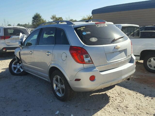 3GNFL3EK8DS525231 - 2013 CHEVROLET CAPTIVA LT SILVER photo 3