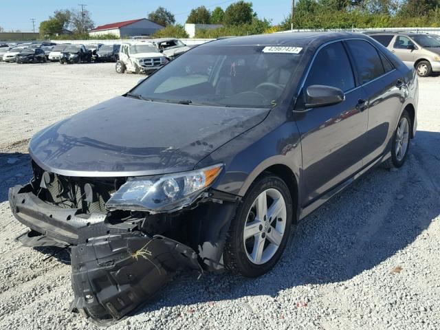 4T1BF1FK0EU757501 - 2014 TOYOTA CAMRY L CHARCOAL photo 2