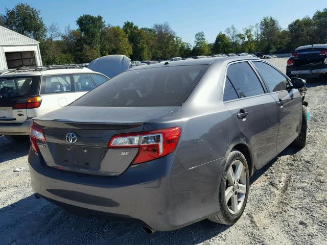 4T1BF1FK0EU757501 - 2014 TOYOTA CAMRY L CHARCOAL photo 4