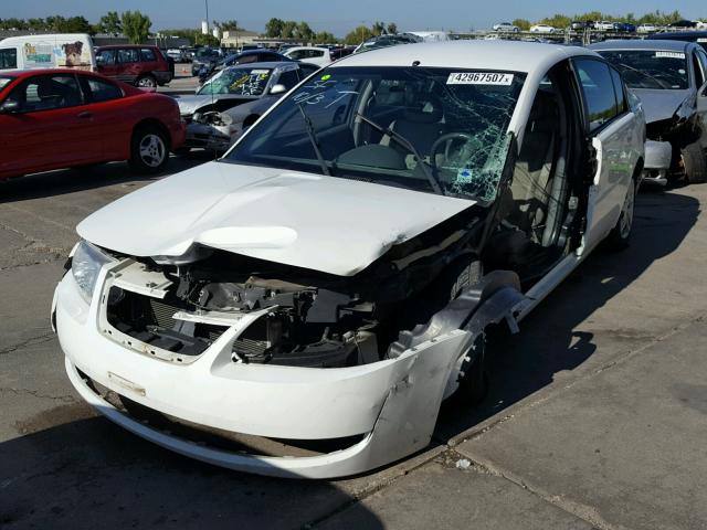 1G8AJ55F67Z111180 - 2007 SATURN ION WHITE photo 2