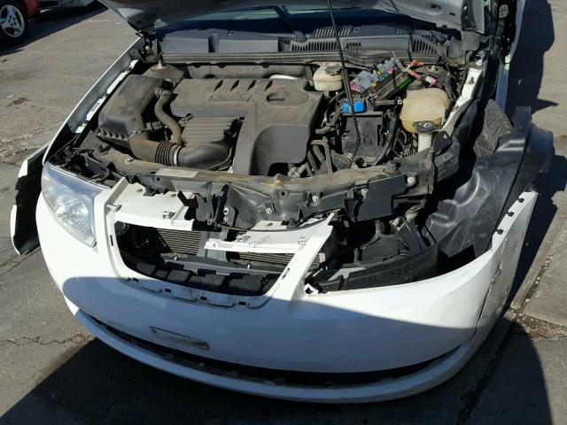 1G8AJ55F67Z111180 - 2007 SATURN ION WHITE photo 7