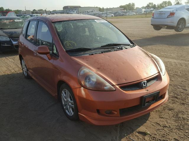 JHMGD38627S017019 - 2007 HONDA FIT S 橙色 照片 1