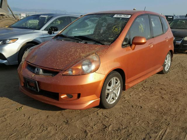JHMGD38627S017019 - 2007 HONDA FIT S 橙色 照片 2