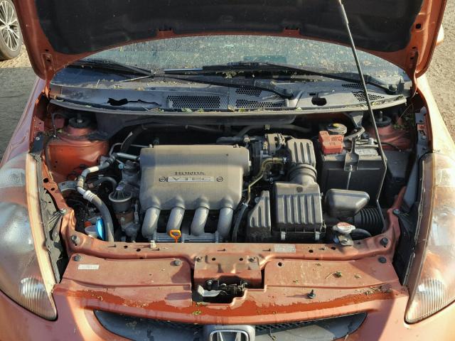 JHMGD38627S017019 - 2007 HONDA FIT S 橙色 照片 7