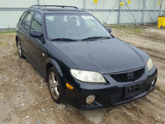 JM1BJ245131141696 - 2003 MAZDA PROTEGE PR BLACK photo 1