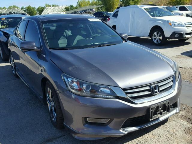 1HGCR2F83DA141786 - 2013 HONDA ACCORD EXL CHARCOAL photo 1