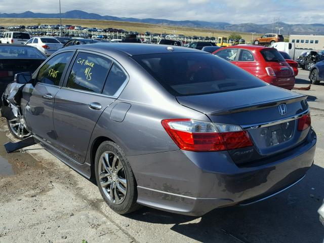 1HGCR2F83DA141786 - 2013 HONDA ACCORD EXL CHARCOAL photo 3