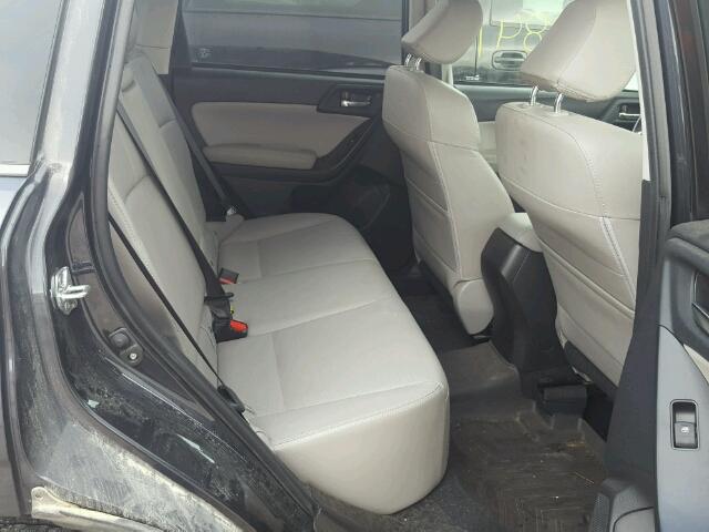 JF2SJAHC0EH437260 - 2014 SUBARU FORESTER 2 GRAY photo 6
