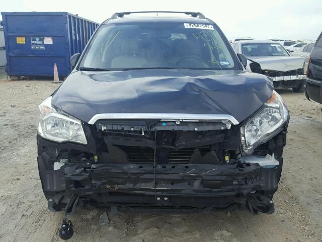 JF2SJAHC0EH437260 - 2014 SUBARU FORESTER 2 GRAY photo 9