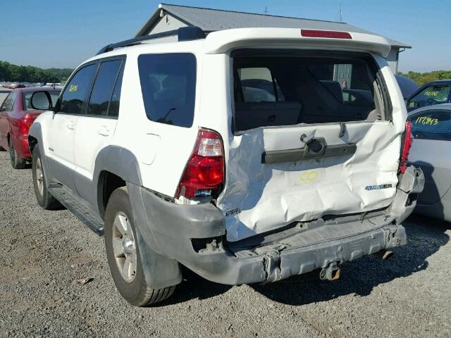 JTEBU14R330005365 - 2003 TOYOTA 4RUNNER WHITE photo 3