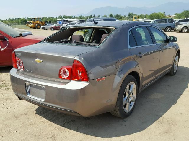 1G1ZC5EB2AF118032 - 2010 CHEVROLET MALIBU 1LT TAN photo 4