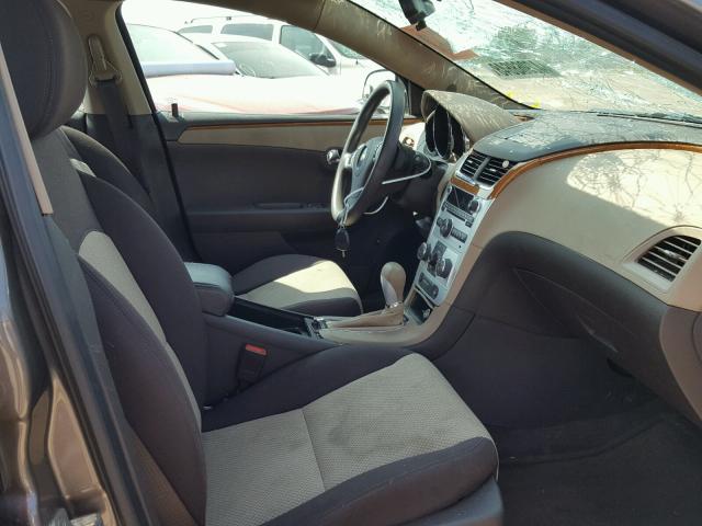 1G1ZC5EB2AF118032 - 2010 CHEVROLET MALIBU 1LT TAN photo 5
