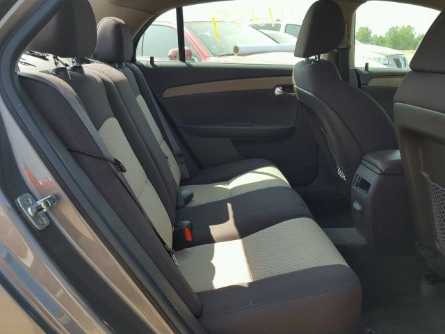 1G1ZC5EB2AF118032 - 2010 CHEVROLET MALIBU 1LT TAN photo 6