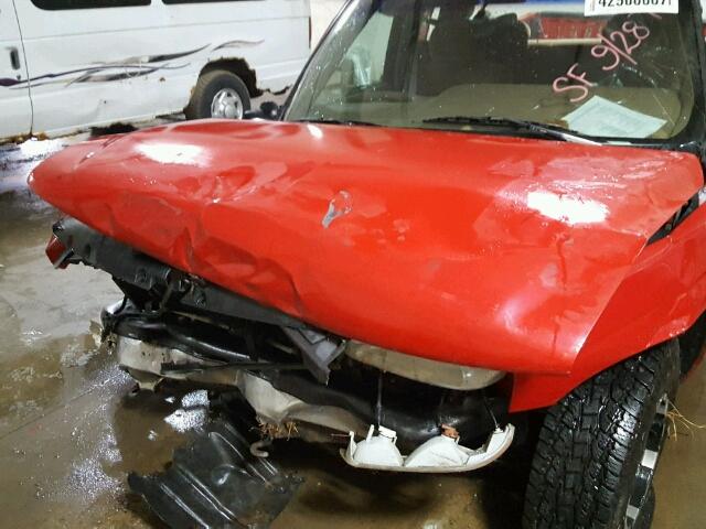 1GCEK19T6XE106095 - 1999 CHEVROLET SILVERADO RED photo 9