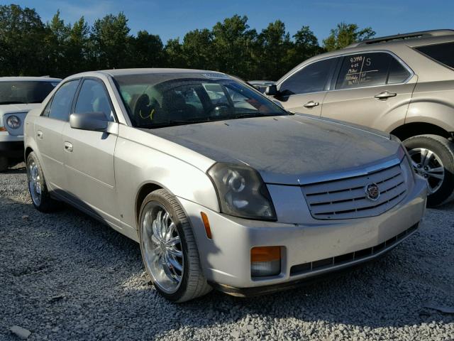 1G6DP577270172363 - 2007 CADILLAC CTS SILVER photo 1