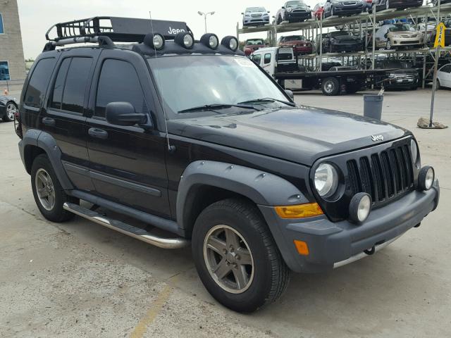 1J4GL38K76W166223 - 2006 JEEP LIBERTY RE BLACK photo 1