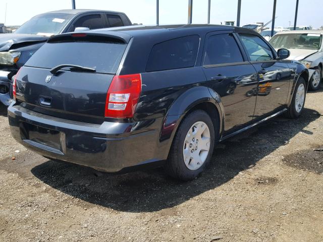 2D4FV47TX7H728324 - 2007 DODGE MAGNUM SE BLACK photo 4