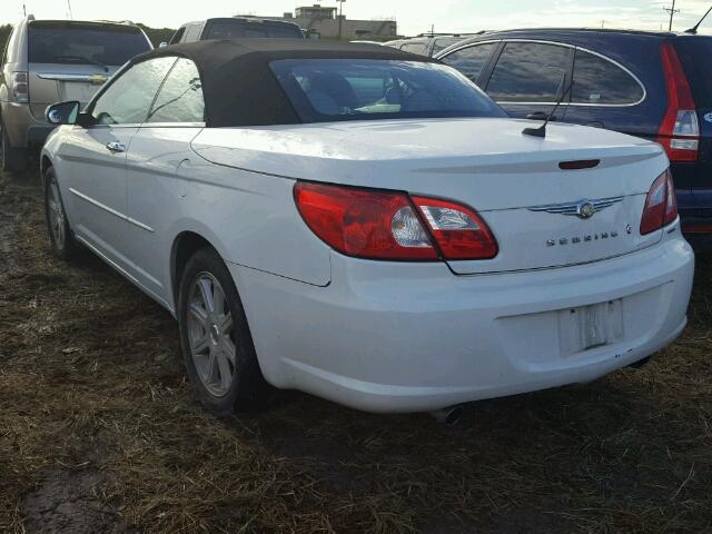 1C3LC65M78N248395 - 2008 CHRYSLER SEBRING LI WHITE photo 3