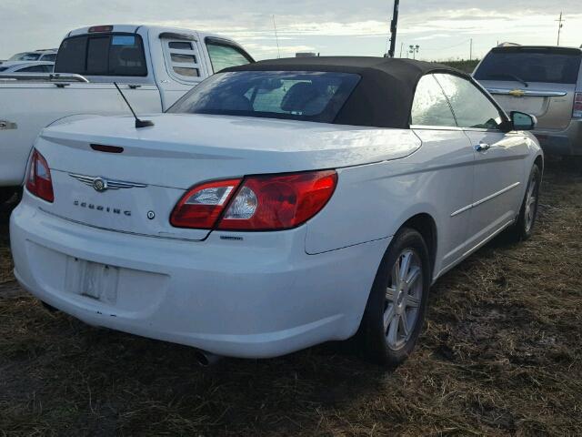 1C3LC65M78N248395 - 2008 CHRYSLER SEBRING LI WHITE photo 4