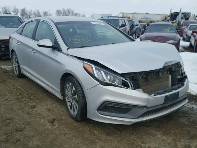 5NPE34AF8FH098889 - 2015 HYUNDAI SONATA SPO SILVER photo 1