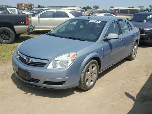 1G8ZS57N08F264421 - 2008 SATURN AURA XE SILVER photo 2