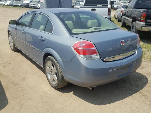 1G8ZS57N08F264421 - 2008 SATURN AURA XE SILVER photo 3