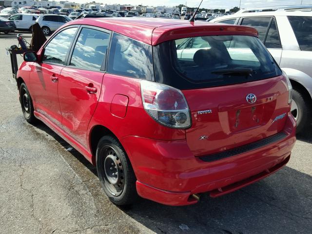 2T1KR32E76C605575 - 2006 TOYOTA COROLLA MA RED photo 3