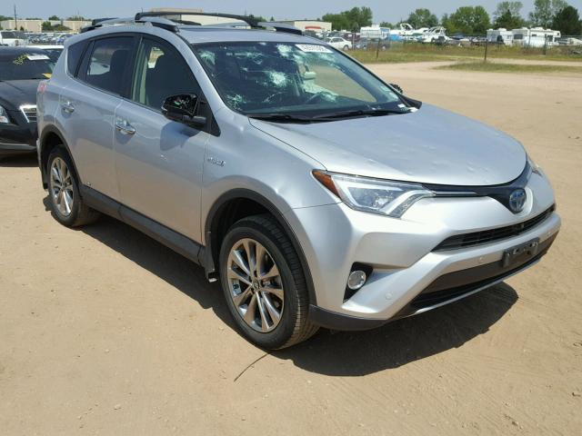 JTMDJREV0GD034496 - 2016 TOYOTA RAV4 HV LI SILVER photo 1