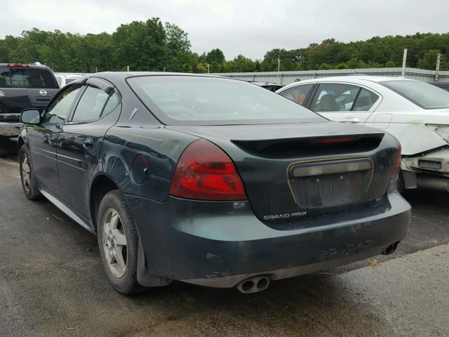 2G2WP522641124483 - 2004 PONTIAC GRAND PRIX GREEN photo 3