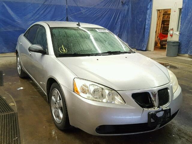 1G2ZH57N484133335 - 2008 PONTIAC G6 GT SILVER photo 1