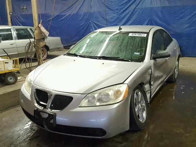 1G2ZH57N484133335 - 2008 PONTIAC G6 GT SILVER photo 2