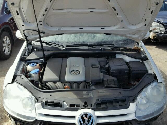 WVWAA71K98W200510 - 2008 VOLKSWAGEN RABBIT WHITE photo 7