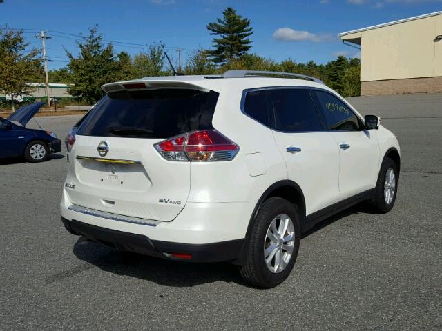 5N1AT2MV4GC798410 - 2016 NISSAN ROGUE S WHITE photo 4